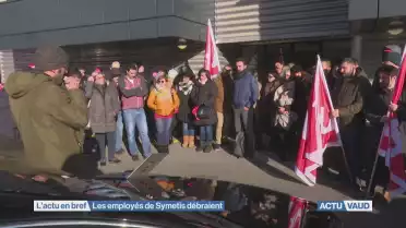 Les employés de Symetis débraient