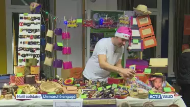 Un marché solidaire à Lausanne