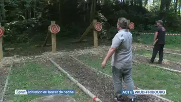 On lance des haches sur les hauts de Vevey