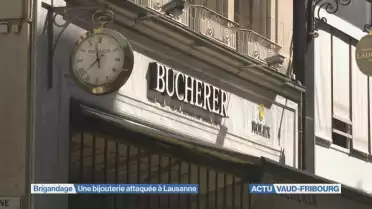Brigandage à main armée dans une bijouterie à Lausanne 