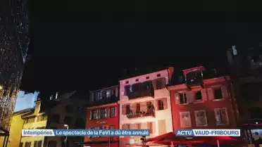 Le spectacle de la FeVI a dû être annulé