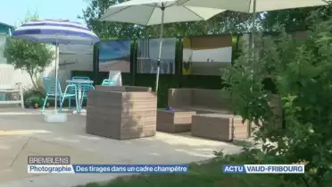 Des tirages dans un cadre champêtre
