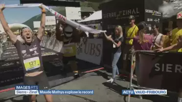 Maude Mathys explose le chrono Sierre - Zinal