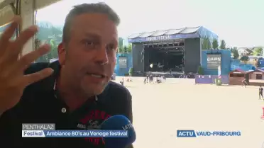 Ambiance 80’s au Venoge festival