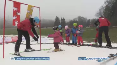Une piste de ski à Marly