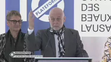 L&#039;inauguration en direct du Musée des Beaux-Arts de Lausanne