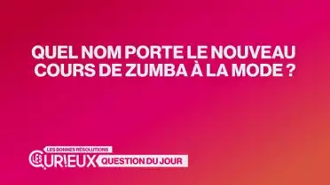 Quel nom porte le nouveau cours de zumba à la mode ?