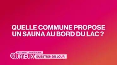 Quelle commune propose un sauna au bord du lac ?