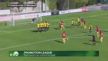 Nyon surpris par la lanterne rouge