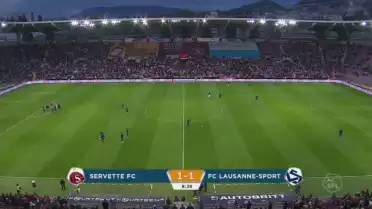 Servette-Lausanne, la mi-match