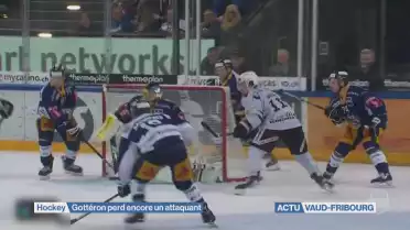 Gottéron perd encore un attaquant