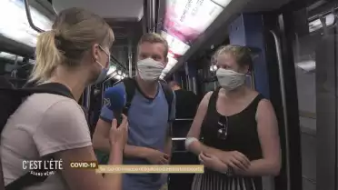 1er jour du masque obligatoire dans les transports