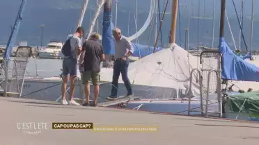 Stefane mène Ouchy en bateau