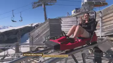 Luge d’été au pied d’un glacier 1/2
