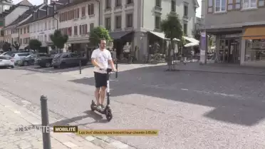 Les trottinettes électriques tracent leur chemin à Bulle