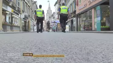 La police jongle entre sécurité et pandémie
