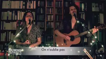 Musique au balcon: Aliose chante &quot;On n&#039;oubliera pas&quot;