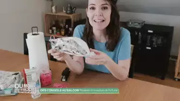 Transformer une serviette en papier en masque