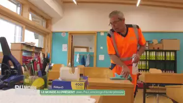 Jean-Paul, concierge dans une école primaire