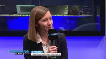 Johanna Gapany, la visiteuse de Fribourg fait maison.