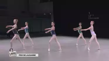 Anne Carrard participe à un concours de danse