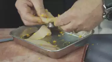 Boya au curcuma et jus de céleris du chef Carlo Crisci