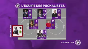 L&#039;équipe type des Puckalistes