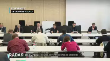 Conférence de presse coronavirus de l&#039;Etat de FR