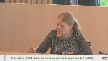 Coronavirus: Conf. de presse VD du 8 mai