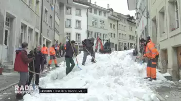 La neige arrive en Basse-Ville