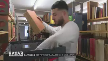 Des tonnes d&#039;ouvrages dans les cartons