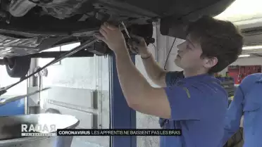 Les apprentis ne baissent pas les bras