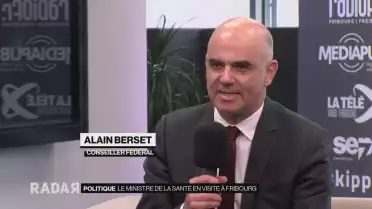 Alain Berset en visite à Fribourg