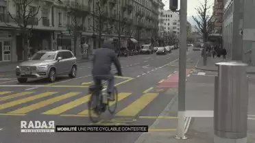 Une piste cyclable contestée