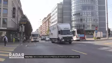Des zones 30km/h presque partout à Fribourg