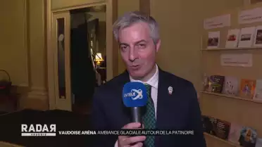 Ambiance glaciale à la Vaudoise Aréna
