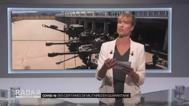 Des centaines de militaires en quarantaine