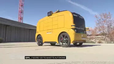 La navette autonome de l&#039;EPFL