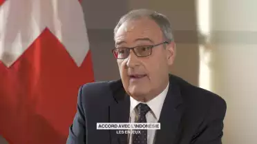 Accord avec l&#039;Indonésie - Interview de Guy Parmelin