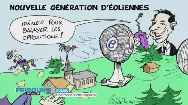 Éolien: une fronde contre les pales