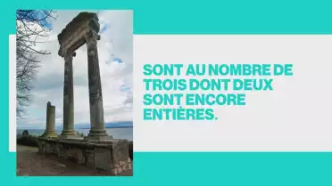 Les colonnes romaines de Nyon