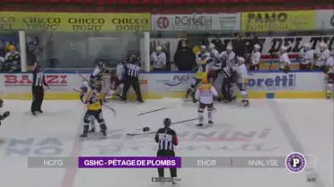 La rencontre entre Ambri et Genève se termine en pugilat