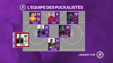 Voici l&#039;équipe type des Puckalistes