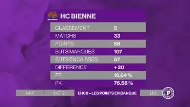 Bilan de fin d'année du HC Bienne