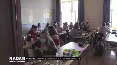 Le masque de retour sur les bancs d&#039;école