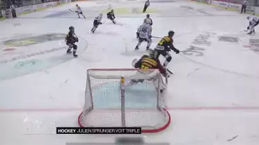 Julien Sprunger voit triple