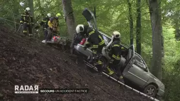 Un accident factice pour s&#039;exercer