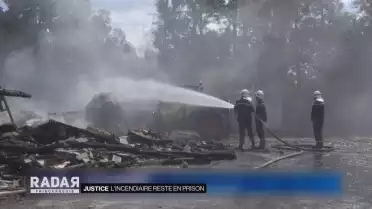 L&#039;incendiaire reste en prison