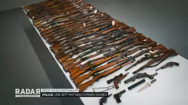 Une septantaine d&#039;armes saisies