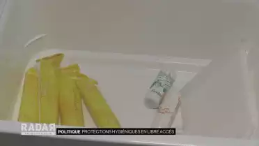 Protections hygièniques en libre accès